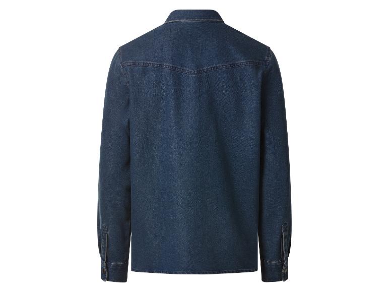 Denim heren overhemd