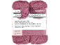 Roze pluizig sokkengaren met brei-instructies voor sokken, 2x 75g.