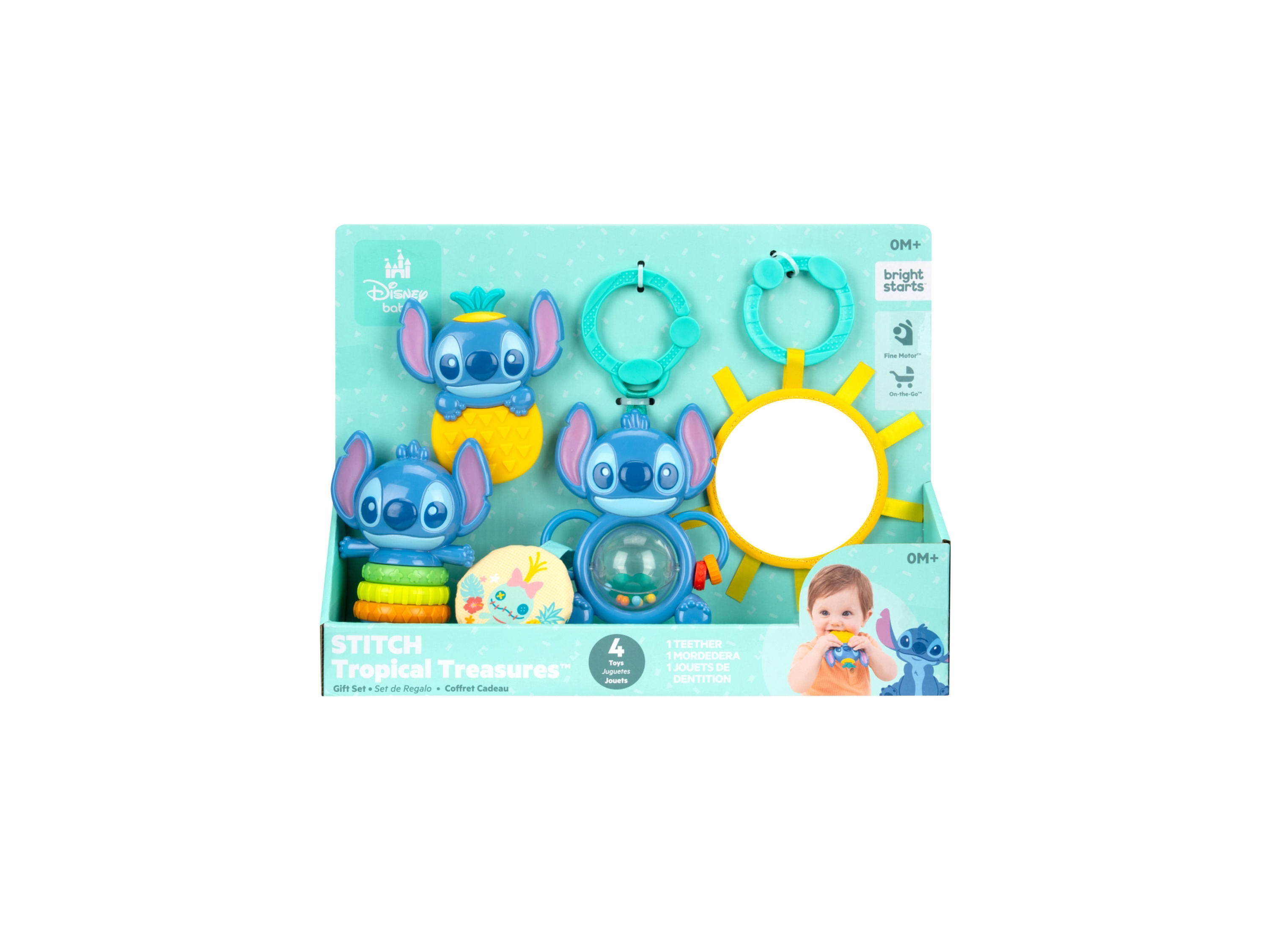 BRIGHT STARTS™ Cadeauset Winnie de Poeh of Stitch