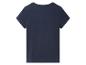 Donkerblauw kindershirt, achterkant.