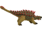 Ankylosaurus dinosaurus speelgoed met rode stekels