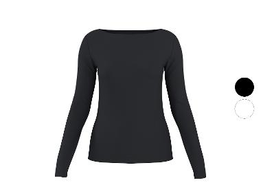 ® Dames longsleeve met boothals