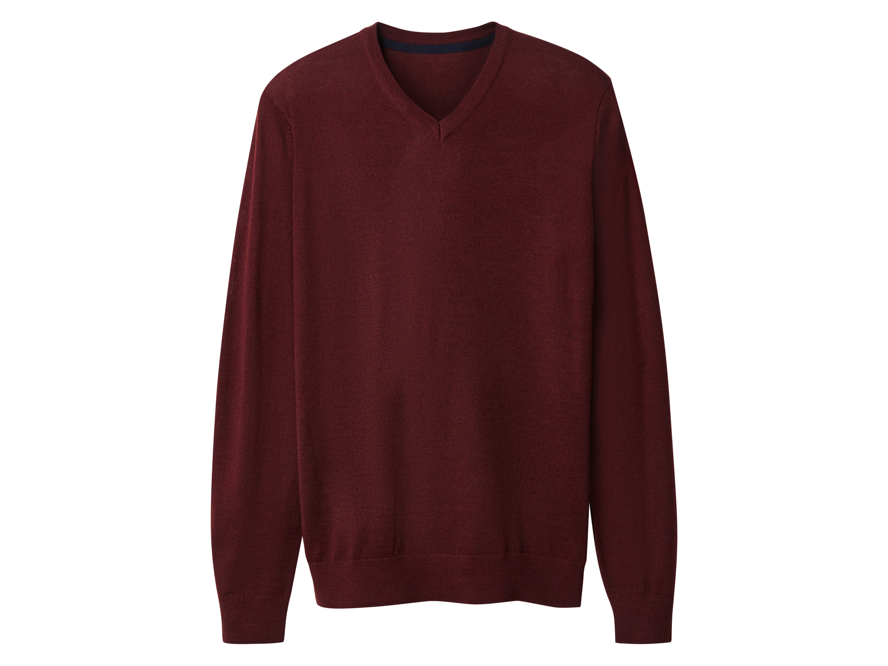 esmara Men Heren trui met merinowol (Bordeaux, XL)