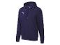 Een donkerblauwe Puma hoodie met een capuchon.