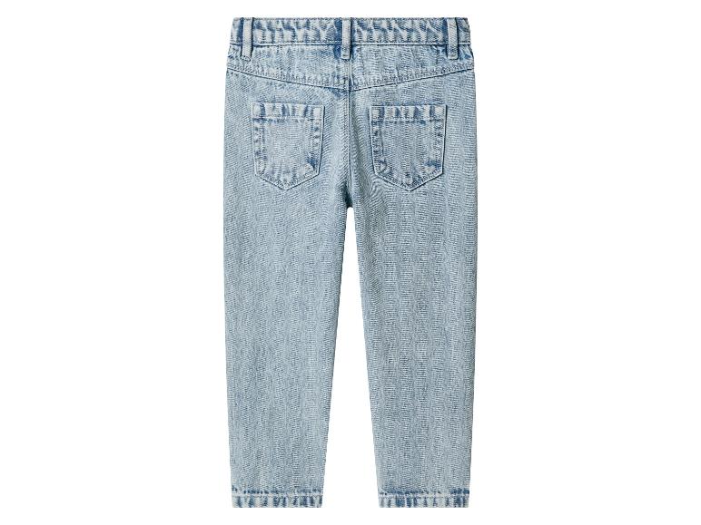 Lichtblauwe denim jeans voor kinderen, achteraanzicht