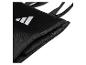 Zwarte draagtas met wit logo en bandgrepen