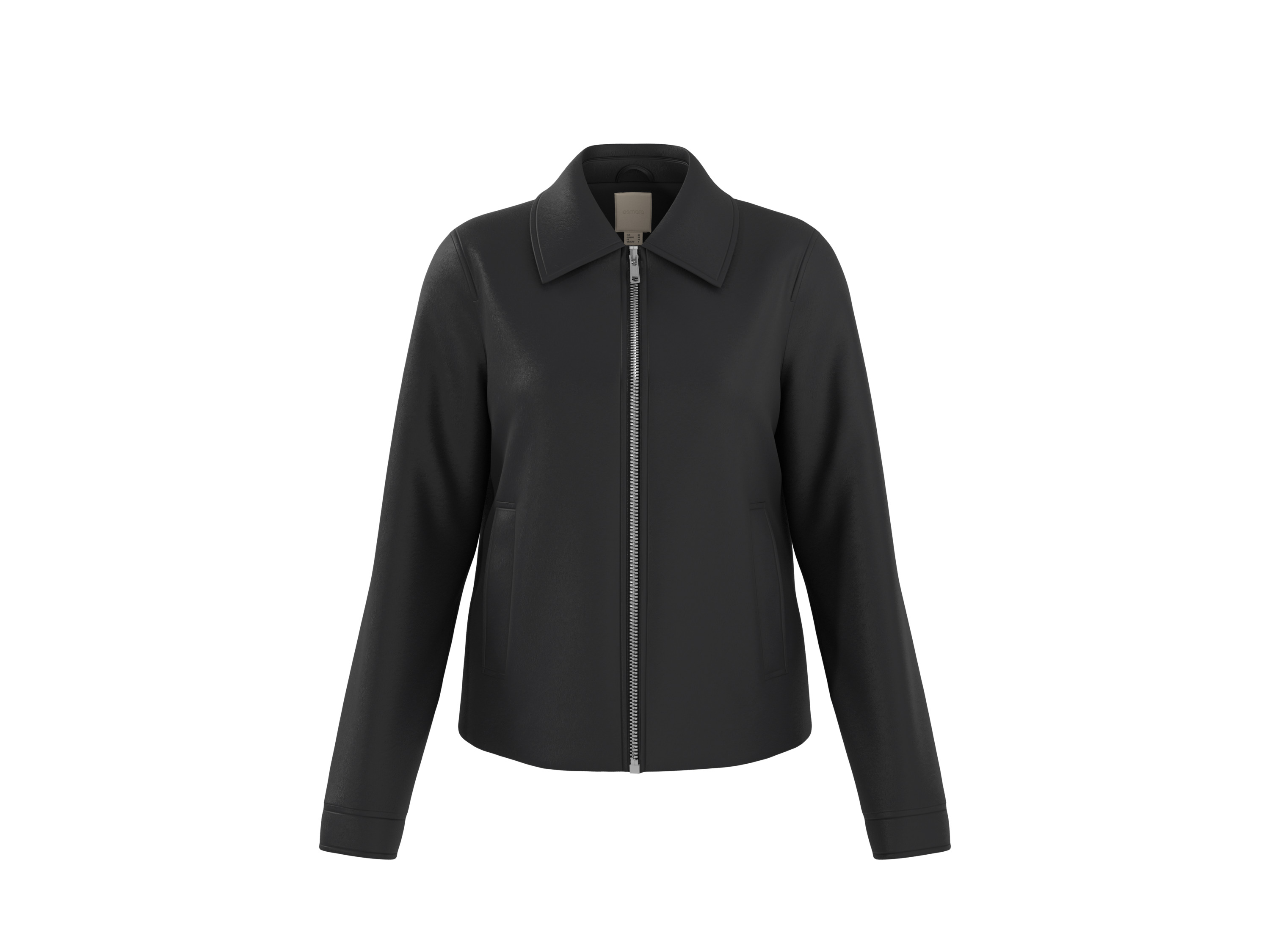 ESMARA Dames bikerjack of jas (zwart/structuur, 34)