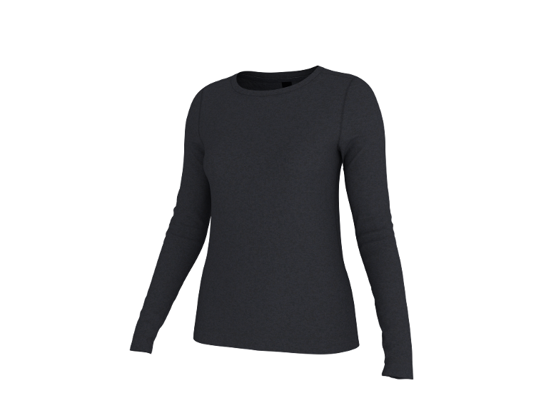 Grijs dames shirt met lange mouwen