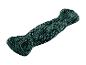 Donkergroene plastic touw.
