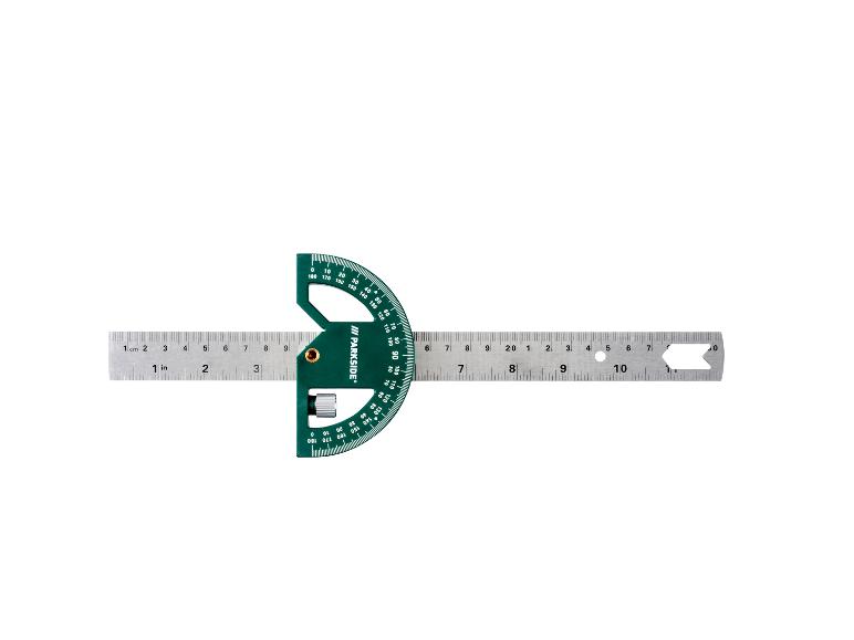 Parkside liniaal en gradenboog: nauwkeurige meetinstrumenten.