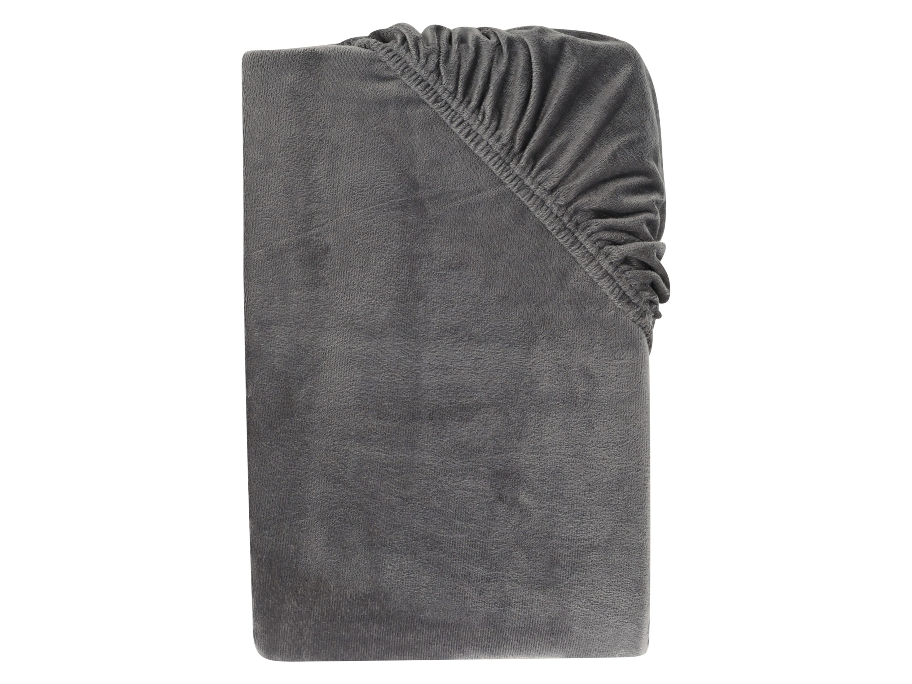 LIVARNO Pluche hoeslaken 140-160 x 200 cm (Grijs) afbeelding