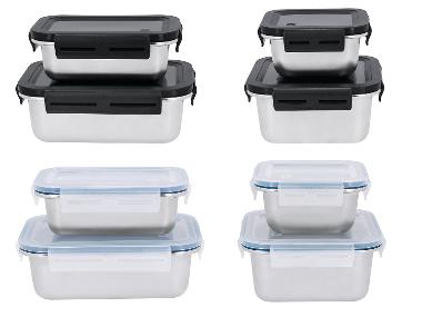 SILVERCREST® Rvs vershoudbakjes