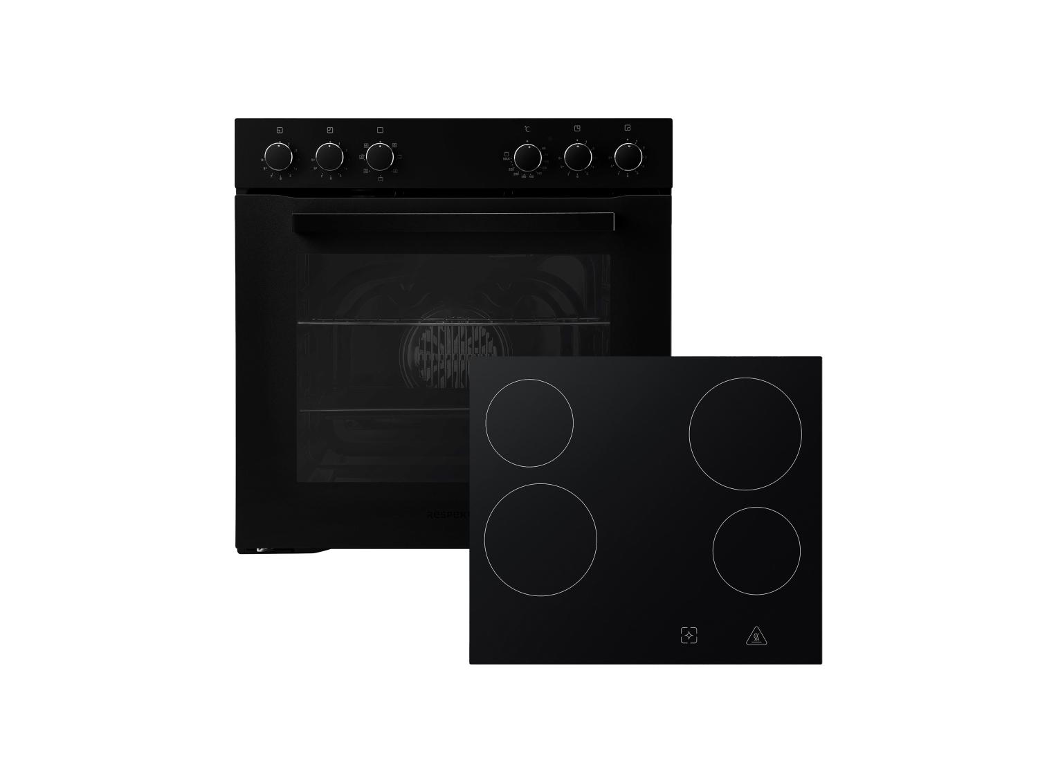 Oven en keramische kookplaat »Jonas«, 60 cm