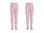 LUPILU® Vliesinnenseite 100DEN 2er roze panty, voor- en achterkant