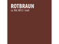 RAL 8012 roodbruin, matte afwerking.
