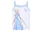 Wit meisjes tanktop met Elsa Frozen print.