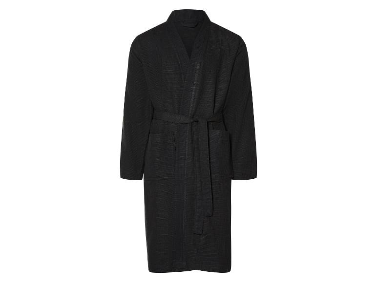 Zwarte badjas.