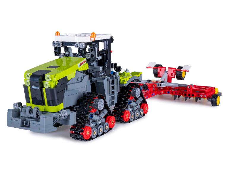Lego Technic Claas Xerion tractor met zaaimachine.