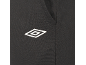 Zwarte sportbroek met een wit vierkant logo