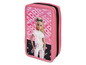 Een roze Barbie etui met rits