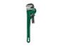 Groene heavy-duty 10-inch pijptang met verstelbare bek