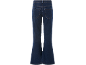 Donkerblauwe flared jeans met achterzakken
