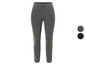 Grijze leggings voor dames in twee kleuren.