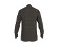 Grijs heren sweatshirt met lange mouwen en hoge kraag, achteraanzicht.