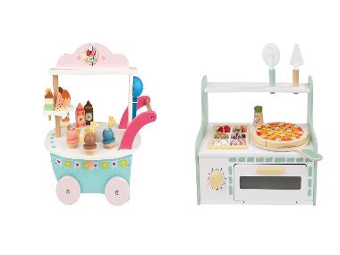 lupilu® Houten ijswagen of pizza-oven