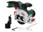 Accu-minicirkelzaag met meegeleverde accessoires