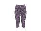 Paarse capri legging met luipaardprint