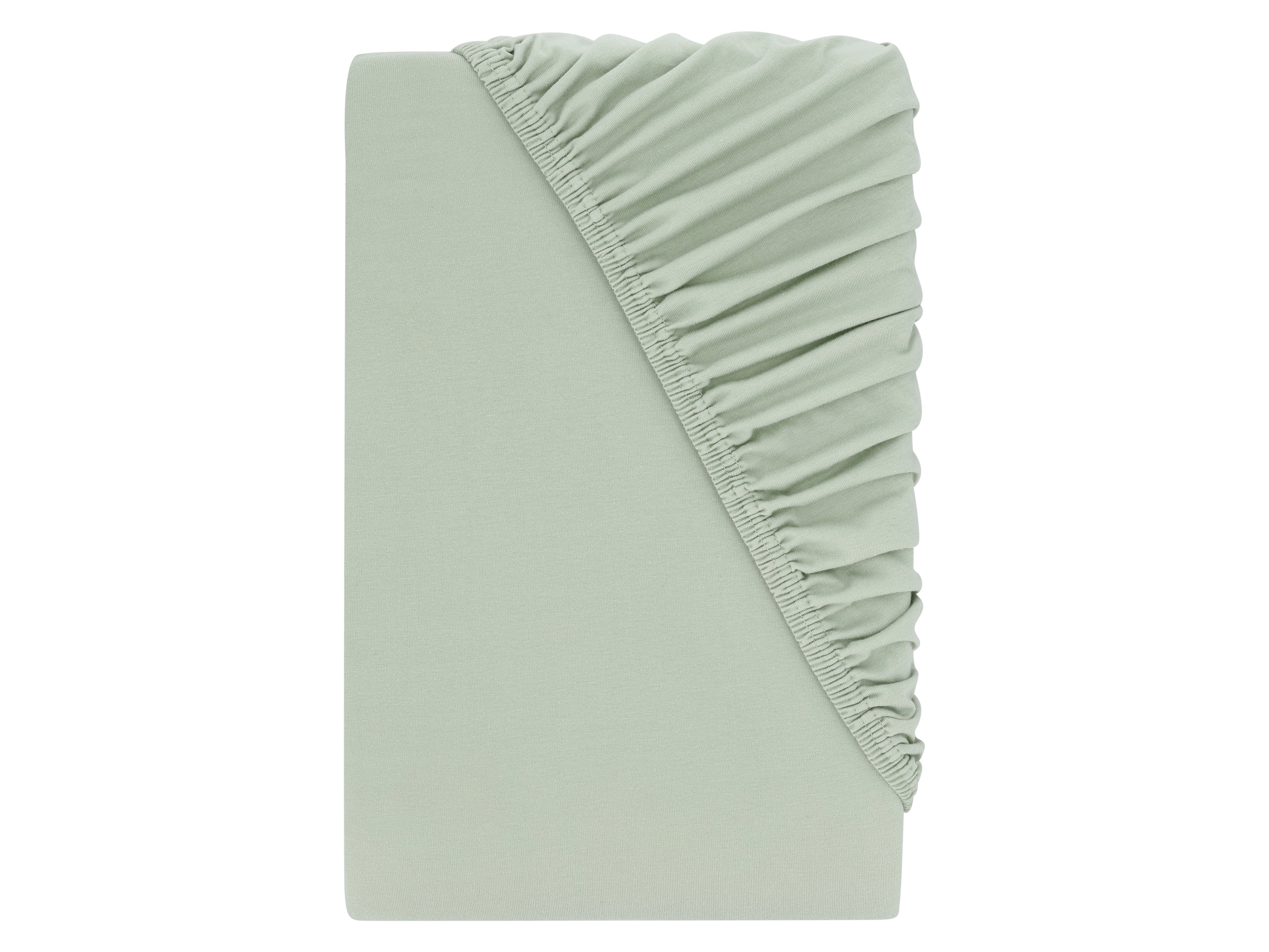 LIVARNO Jersey hoeslaken 90-100 x 200 cm (groen)