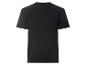 Zwart T-shirt met korte mouwen voor heren, achterkant