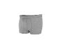 Grijze katoenen boxershort met elastische tailleband.