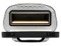 Open compacte pizzaoven met pizzasteen erin.
