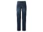 Donkerblauwe herenjeans, achterkant.