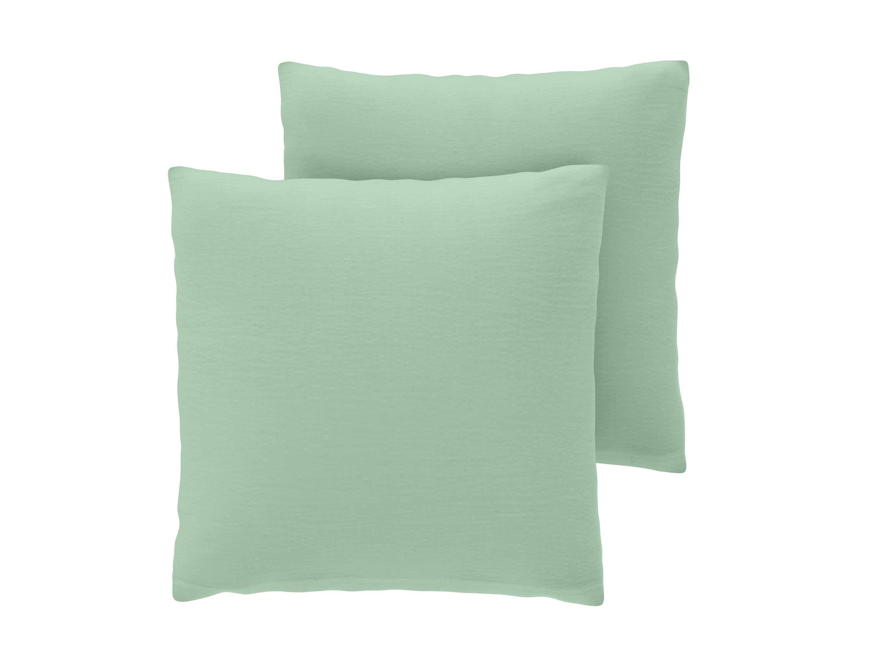 LIVARNO Set van 2 seersucker kussenslopen 50 x 60 cm (Lichtgroen)