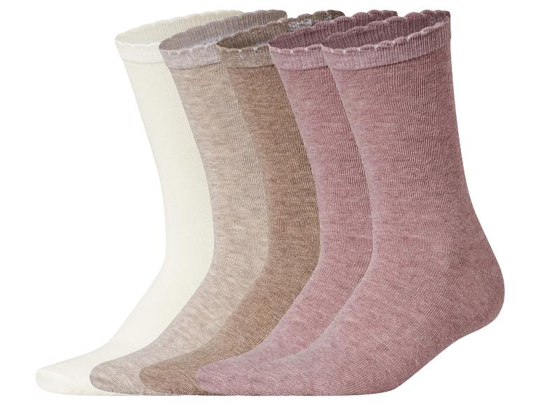 Dames sokken in beige en roze tinten