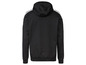 Zwart hoodie met witte strepen