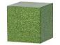 Groene, grasachtige textuurkubus