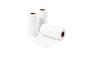 Drie rollen wit thermisch papier voor kassa's of labelprinters.