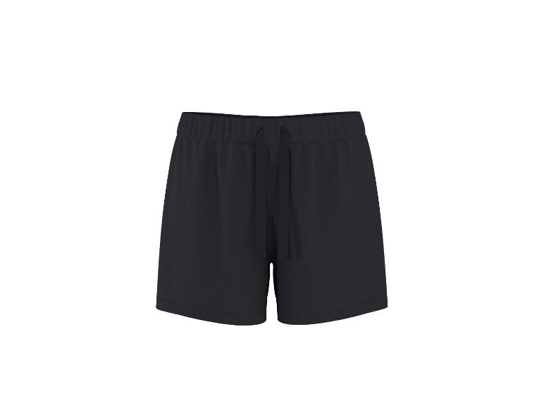 Zwarte sportshorts met trekkoord in de taille