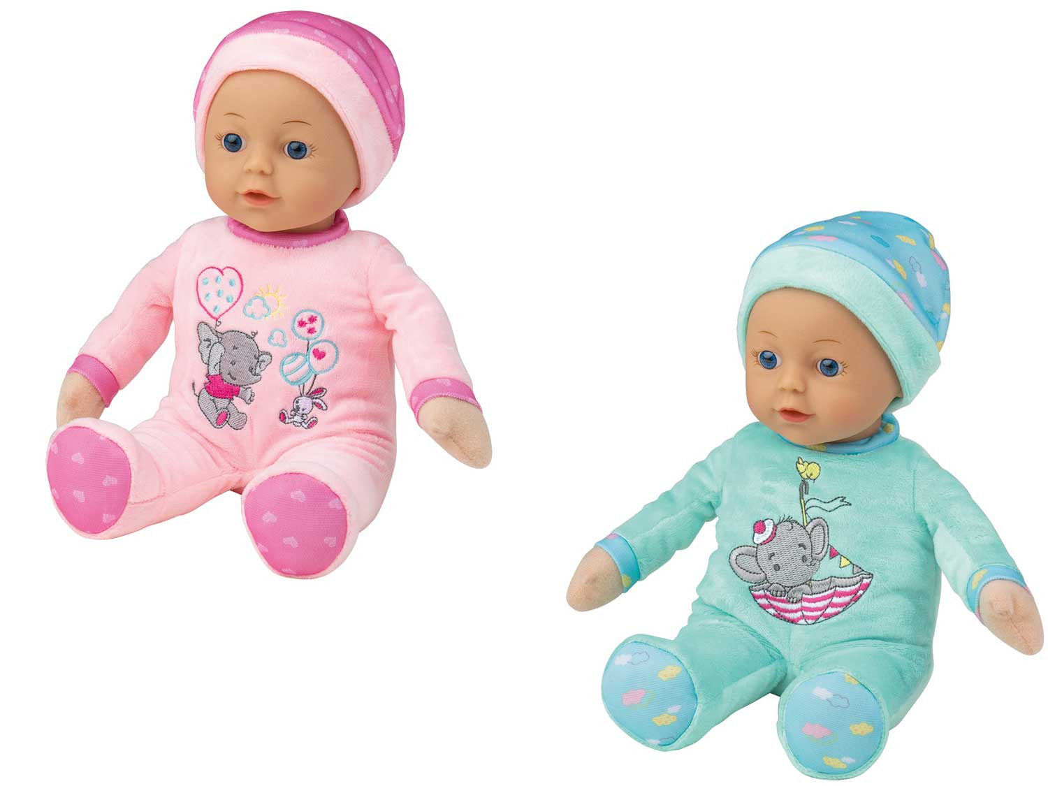 Slot speelgoed reactie Playtive Babypop »Sam«, knuffelig zacht lichaam | LIDL