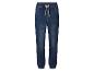 Kinder denim jogger jeans met elastische tailleband en trekkoord