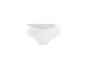 Witte damesonderbroek met geribbelde textuur op een witte achtergrond.