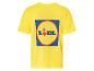 Geel T-shirt met Lidl logo.