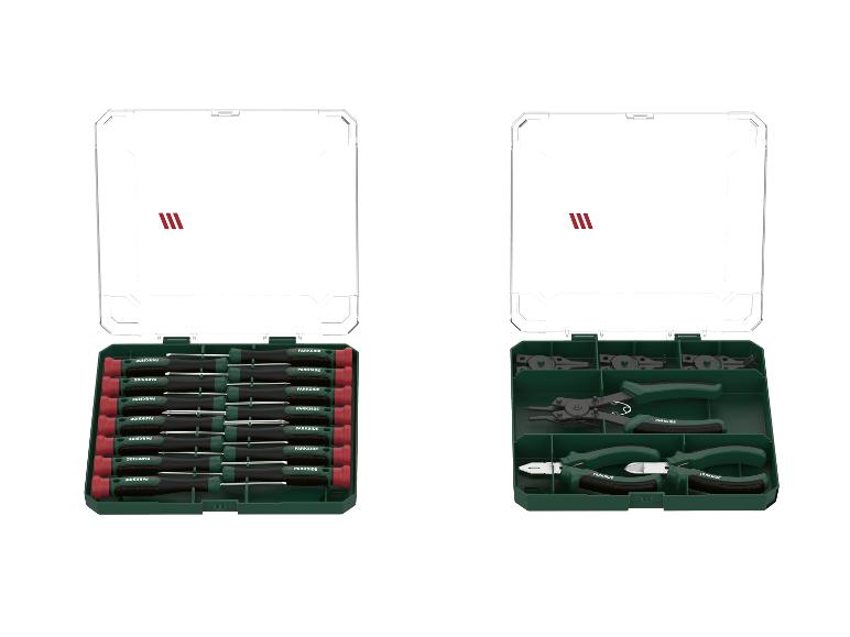 Parkside gereedschapsset: schroevendraaiers en tangen.