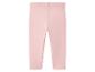 Roze baby legging met elastische tailleband