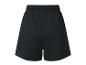 Zwarte jogging shorts met elastische tailleband.