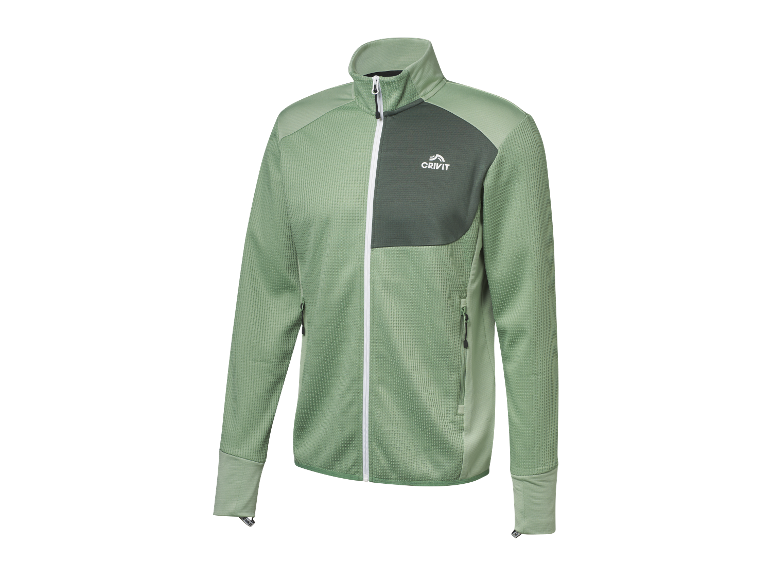 Lichtgroen Crivit ritsjack.